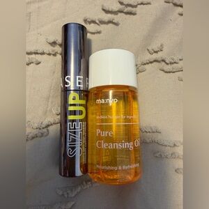 Manyo Pure Cleansing Oil and Sephora Size Up Mascara